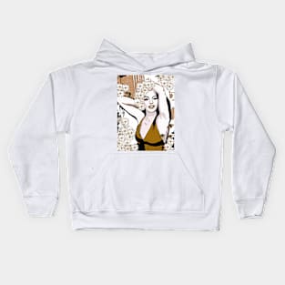 Marilyn so Lovely In The Garden Kids Hoodie